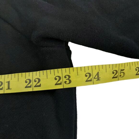 Victoria's Secret Victoria Sport Sweatshirt Womens Large Black Cozy Cowl Neck - Picture 9 of 13